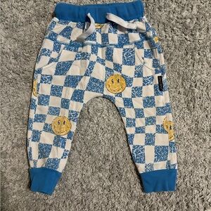 Toddler Smiley check Joggers little bipsy
